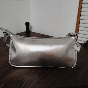 Victoria's Secret Shimmering Silver Wristlet